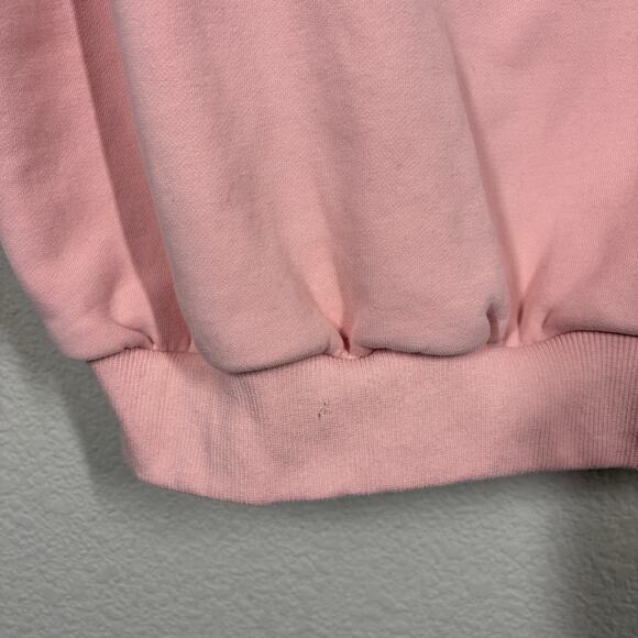 Kina Tam XS Sweater Pink Organic Cotton Crew Neck Long Sleeves Skrt Scooter - Picture 5 of 10